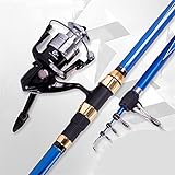 Catch Artifact Entfernung Wurfstab Angelrolle Combo 3. 6M 4,5 M 5,4M. Power Carbon Faser Spinning Travel Rod Fishing Tackle (Size : 420cm)