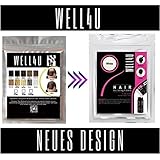 WELL4U Micro-Haarfasern, Haarfüller, Schütthaar, Streuhaar, Haarpuder, Haarpulver, Haarverdichtung, Haare aus der Dose, u.a. (50g, Light Blonde)