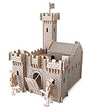 Quay P314 Knight Castle Woodcraft Construction Kit FSC Bausatz, b