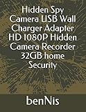 Hidden Spy Camera USB Wall Charger Adapter HD 1080P Hidden Camera Recorder 32GB home Security