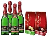 Rotkäppchen Genuss Set - Rotkäppchen Sekt mit Trüffelpralinen (Riesling & Spätburgunder)