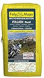 FolyMaps Motorradkarten Italien Nord: 1:250 000 Südtirol, Trentino, Gardasee, Piemont, Ligurien, Toskana, Venetien, F