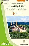 W213 Schwäbisch Hall - Mittleres Kochertal, Haller Ebene: Wanderkarte 1:25.000 (Wanderkarten 1:25 000)