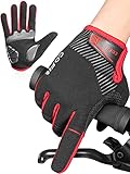 COFIT Anti-Rutsch Fahrrad Handschuhe, Unisex Vollfinger Handschuhe Touchscreen Fahrrad Handschuhe für BMX ATV MTB Radsport, Straßenrennen, Fahrradfahren, Klettern, B