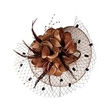 joyMerit Dame Blume Fascinator Haarclip Cocktail Hochzeit Partei Kopfstück