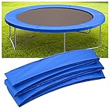 Ledph Federabdeckung Trampolin 488 cm, Trampolin Umrandung Blau, Trampolin Ersatzteil Trampolin Randabdeckung, ReißFestes, Uv-Schutz Trampolin S