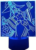 3D Led Nachtlicht Illusion Lampe Usb Anime Manga Figur Feuer Ce Maki Oze Acryl Wohnkultur Geburtstag Maki O
