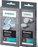 SIEMENS TZ80001 10 Reinigungstabletten + 3 Entkalkungstabletten für EQ S