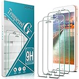 Slanku [3 Stück] Schutzfolie Kompetibel mit iPhone SE 2020/8 / 7 / 6S, Gehärtetes Glas Displayschutzfolie, 4.7 Zoll, kratzfest, keine Blase, 9H-Härte, Kompatibel mit Handy Hü