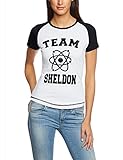 Coole-Fun-T-Shirts T-Shirt Team Sheldon Base Big Bang Theory, grau, L, 10800_Grau_BASEGIRLY_GR.L