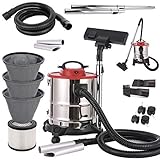 Aschesauger 20L Kaminsauger 1200W mit HEPA Filter + 3x Sackfilter 185