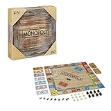 Monopoly Rustic, Sonderedition aus Holz, der Klassiker der Brettsp