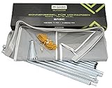 Powerseries® Wohnwagen Sonnensegel Sonnendach Vorzelt Basic Modell 2021| Stahlgestänge | Tiefe 240cm | Breite 300cm - 800cm | Ideal für Caravan und Reisemobile, Breite:300