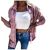 Herbst Casual Loose Vintage Plaid Mäntel Frauen Knopf Jacke Tops Femme Langarm Retro Print Shirt Oberbekleidung