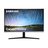 Samsung Curved Monitor C27R502FHR, 27 Zoll, VA-Panel, Full HD-Auflösung, AMD FreeSync, Bildwiederholrate 60 Hz, Krümmung 1800R, Reaktionszeit 4 ms, Dunkel Blau, G
