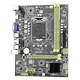 Bxcqzs H61 Mainboard Set mit LGA1155 Prozessor USB2.0 M.2 SSD Mainboard Dual Channel DDR3