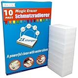 Schmutzradierer wand magic eraser schmutzradierer schwamm 10 Radierschwamm ,2X Plus Stärke reinigung einfach mit wasser,Entfernen problemlos hartnäckigen Schmutz und Fleck