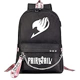 Anime Rucksack Fairy Tail Cosplay Jungen Mädchen Outdoor Rucksäcke Reise Rucksack Anime Daypack Schulter Schultasche Laptop T