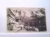 AK Grainau / Bayern, Eibsee Hotel gegen Waxensteine und Zugspitze, Photok