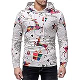 Hoodie Herren Retro Style Langarm Slim Fit Kapuzen Sweatshirt Trend Retro Casual Pullover Elastische Faser Lässig Herren Kordelzug Hoodie College Kapuzenpullover Laufshirt A0-10 XL