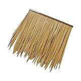 HOME-MJJ Künstliche Strohfliese Kunstpelz Plastikstroh Stroh Haus Schuppen Bauernhaus Pavillon Dachdekoration Gefälschter Strohhalm (Farbe: gelb A) (Color : Yellow a, Size : 15pcs)