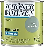 375ml SCHÖNER WOHNEN Home Buntlack glänzend, 6535 Salbeigrü