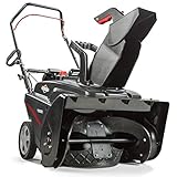 Briggs & Stratton 1022E Kompakte Einstufig Schneefräse 22'/55cm räumbreite, Benzine, mit Elek