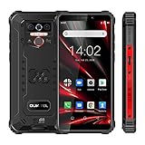 OUKITEL WP5 Pro Android 10.0, 4 GB RAM + 64 GB ROM, 8000 mAh großer Akku Outdoor Smartphone, 5,5 Zoll Display, stoßfestes IP68 Militär Mobiltelefon, Dreifachkamera, 4 LED Torch/Dual SIM/OTG/GPS