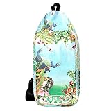 EZIOLY 3D Pfau Tapete Schulterrucksack Sling Bag Crossbody Tasche Reise Wandern Daypack für Männer F