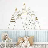 Cartoon Tribal Hill Vinyl Baby Raumdekoration Schlafzimmer Kinderzimmer Wandtattoo Aufkleber Wandbild A3 L 43cm X 51