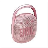 JBL CLIP 4 Bluetooth Lautsprecher in Pink – Wasserdichte, tragbare Musikbox mit praktischem Karabiner – Bis zu 10 Stunden kabelloses Musik Streaming
