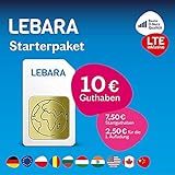 Lebara Prepaid-SIM-Karte mit 10 Euro Startguthab