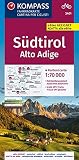 Südtirol - Alto Adige: Fahrrad- und Mountainbikekarte. GPS-genau. 1:70000 (KOMPASS-Fahrradkarten International, Band 3401)