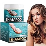 Sea Salt Shampoo, Meersalz-shampoo, 200 Ml Meersalz Shampoo, Natürliches Anti-schuppen-shampoo, Tiefenreinigung Für Normales Bis Fettiges Haar, Tiefenreinigung Und Beruhigende Kop