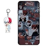 Hülle für iPhone 7/8/iPhone SE 2020 My Hero Academia Anime Handyhülle [Mit My Hero Academia Schlüsselbund] Cartoons Silikon Sanft Bumper Case Hülle für iPhone 7/8/iPhone SE 2020