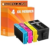 Gorilla-Ink 4X Patrone XXL kompatibel mit HP 934 XL & 935 XL | Geeignet für HP OfficeJet 6230 6235 6239 6812 6815 6820 6822 6825 6830 6835