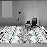 MMHJS Nordic Style Home Decoration Karierter Ethnischer Stil Rechteckiger Großer Teppich Wohnzimmerteppich 120x180