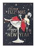 Clintons: Weihnachtskarte 'Roaring 20's Girl in Cocktail Glass'