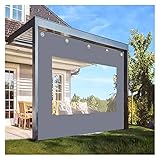 LIANGLIANG Heavy Duty Outdoor-Planenvorhänge Mit Ösen, Verdicken Sie PVC Wasserdichten Transparenter Vorhang Im Freien, Seitenteile Zum Veranda Pergola-Garage, Anpassb