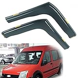 Windabweiser Regenabweiser für Transit Tourneo Conectar MK1 2/4 Doors 2004-2013, Auto-Seitentürfenster-Regenschutz Sonnen-/Abweiser-Visier, Regenschutz/W