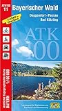 ATK100-11 Bayerischer Wald (Amtliche Topographische Karte 1:100000): Deggendorf, Passau, Bad Kötzting, Viechtach, Neumarkt b.Hl.Blut, Lamer Winkel, ... Topographische Karte 1:100000 Bayern)