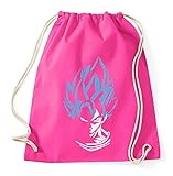 Super Son Goku Gym Bag Goku Dragon Master Son Ball Vegeta Turtle Roshi Db, Farbe:Pink/B