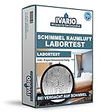 Raumluft-Schimmel-Test – Labortest für 1 Raum – professionelle Schimmelanalyse im akkreditieren Fachlabor – Einfache Prob