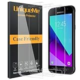 [3 Pack] UniqueMe Schutzfolie für Samsung Galaxy Xcover 4/ Samsung Galaxy Xcover 4S Panzerglas,Panzerglasfolie Schutzglas HD Gehärtetes Glas [3D Touch] [Anti-Bubbles]