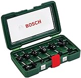 Bosch HM-Fräser-Set 12-teilig (Zubehör für POF 1200 AE und POF 1400 ACE)