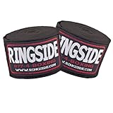 Ringside Cotton Standard Boxbandagen (schwarz)