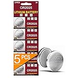 5Plus Group CR2025 3V Lithium Battery CR 2025 Coin Cell Button (5PCS)