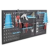 Bituxx Dreiteilige Werkzeugwand Lochwand Lochplatte Werkzeugregal Wandhalterung Werkstatteinrichtung Lochblech M