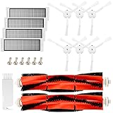 Zubehör für Xiaomi Saugroboter 19-Teilig, 2 Zentralbürste& 6 Seitenbürste & 4 HEPA Filters, BluePower Staubsauger-teile Ersatzteile für Xiaomi Mi Robot und Cleaner Roborock S50 S55 S6 S5Max