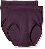 Schiesser Damen Starlet Taillenslip (2 Pack) Taillenslips, Rot (Aubergine 511), 42 (2er Pack)